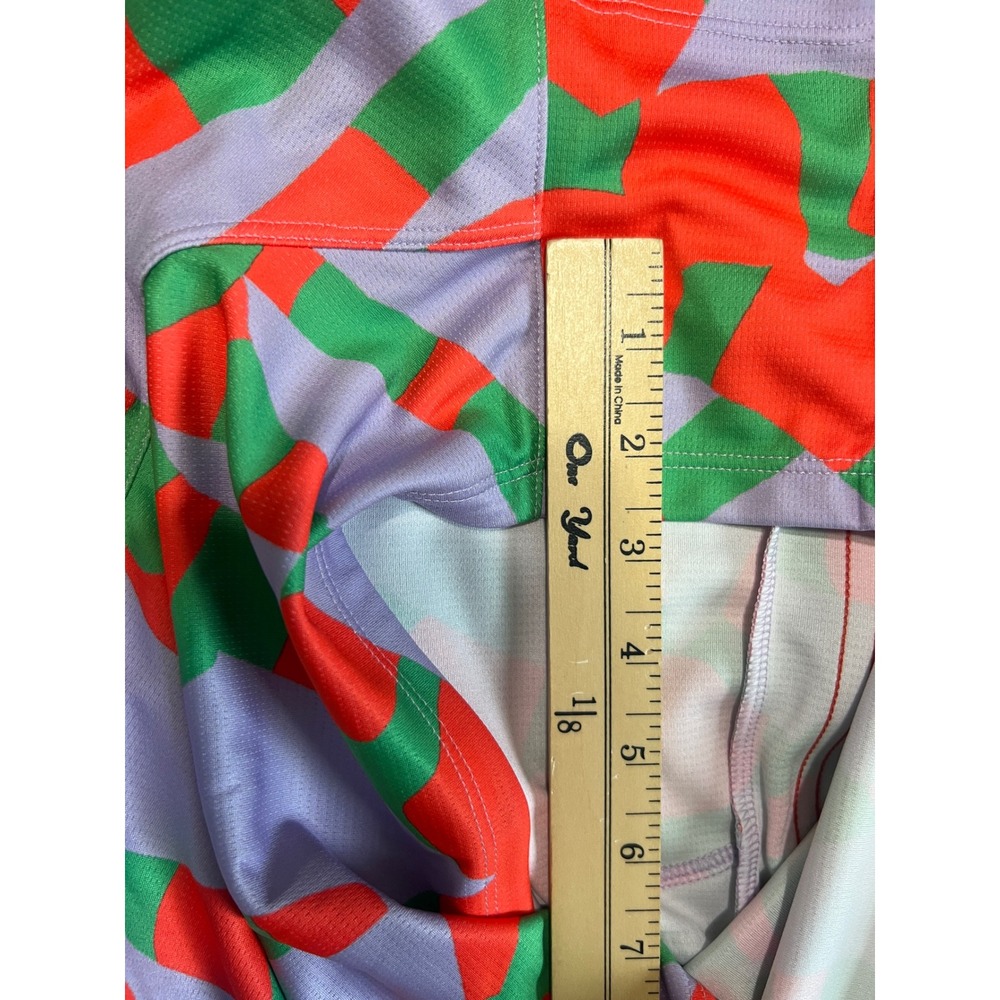 Adidas FARM Pacer Training Shorts Womens XL Purple Glow Red Green HS1198 New - Picture 10 of 13